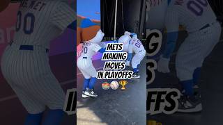 Mets Wins World Series⚾️ mets mascots dancing sportsjournalist mlbplayoffs [upl. by Edlun]