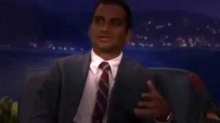 Aziz Ansari discusses Jalles Franca on Conan OBrien [upl. by Rochette890]