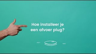 soaknl  Hoe installeer je een afvoerplug [upl. by Eentruok767]