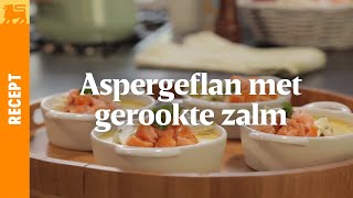 Aspergeflan met gerookte zalm [upl. by Namlas120]