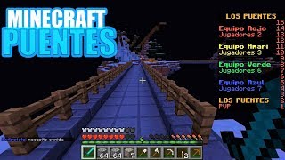 ¡¡MODALIDAD PUENTES MINECRAFT GANAREMOS  Minecraft [upl. by Esilram]