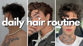 hair care routine for guys [upl. by Enyaz]