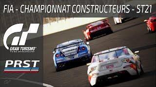 GRAN TURISMO SPORT ST21 CHAMPIONNAT FIA DES CONSTRUCTEURS  DUEL ENTRE YOUTUBER [upl. by Nick751]