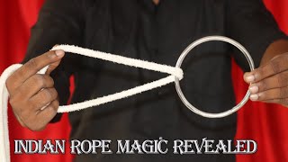 rope magic tricks  tutorial guruji rope magic revealed [upl. by Amero111]