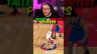 Shortest VS Tallest Players in Every NBA 2K Game [upl. by Javier]