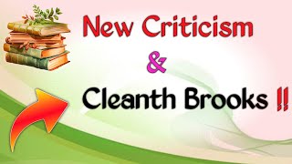 New Criticism amp Cleanth Brooks [upl. by Eenhpad281]