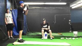 Matt Towers Pitching at Slammers Baseball [upl. by Getter259]