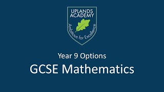 Maths GCSE Options 2024 [upl. by Cynera]