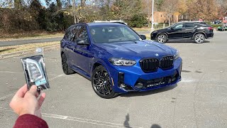 2024 BMW X3M Competition Start Up Exhaust Test Drive Walkaround POV and Review [upl. by Ennairac]