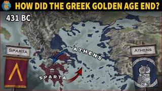 How did the Peloponnesian War Happen  Athens Faces Sparta 431–404 BC [upl. by Lleuqar917]