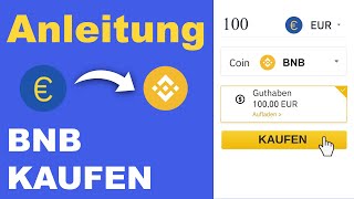 Binance Coin BNB kaufen ✅ ANLEITUNG zum Investieren 008 Gebühren [upl. by Onibla153]