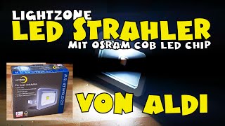 Flimmert der  Aldi  LIGHTZONE LED Strahler [upl. by Idihc]