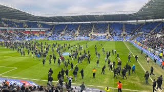 Reading Fans Invade Pitch To Protest Against Club Ownership [upl. by Goddord]