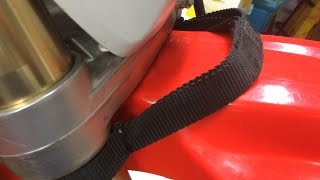 Front Tugger Pull Strap Rope Cheap DIY dirt bike CRF [upl. by Ahseekan604]