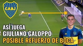 ASÍ JUEGA GIULIANO GALOPPO  POSIBLE REFUERZO de BOCA [upl. by Uda]