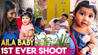 Alya Manasa Sanjeev Baby Aila Syeds 1st Ad Shoot  Viral Video Raja Rani 2 Vijay Tv [upl. by Anaigroeg]