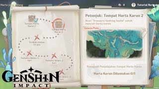 Event Harta Yang Hilang Tempat Harta Karun 2  Genshin Impact [upl. by Sheilah]