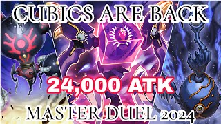 CUBIC DECK GAMEPLAY WITH 24000 ATK  YUGIOH MASTER DUEL [upl. by Esinad]