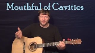 Mouthful of Cavities Blind Melon Easy Guitar Lesson How to Play Tutorial [upl. by Yrro631]