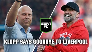 Jurgen Klopp’s Liverpool farewell What does the future hold for Klopp amp Liverpool  ESPN FC [upl. by Lorollas179]