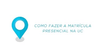 Como fazer a matrícula presencial na UC 20162017 [upl. by Nevin]