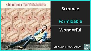 Stromae  Formidable Lyrics English Translation  Dual Lyrics English and French  Subtitles Lyrics [upl. by Nevin]