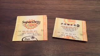 PLAYING THE LOTTO Super Lotto and Powerball [upl. by Linsk743]