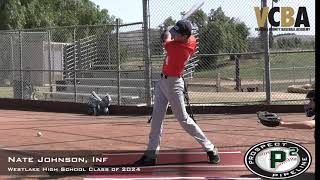 Nate Johnson Prospect Video Inf Westlake High School Class of 2024 [upl. by Ivanna]