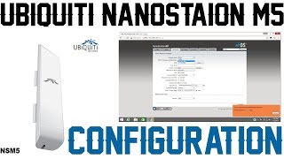 How to setup amp configure Ubiquiti NANOSTATION M5 as AP Access point [upl. by Aiciles]