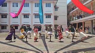 SNMIMT MALIANKARA ONAM 2K24 FLASHMOB PART1 [upl. by Airamahs144]