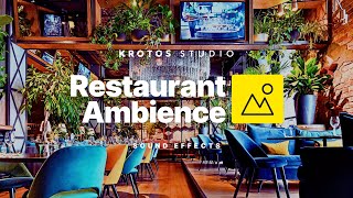 Restaurant Ambience Sound Effect  100 Royalty Free  No Copyright Strikes [upl. by Hagood]