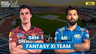 SRH vs MI Match Preview Sunrisers Hyderabad vs Mumbai Indians Fantasy XI  IPL 2024 Hyderabad [upl. by Ijan216]