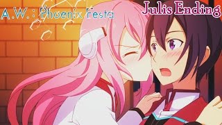 Asterisk War Phoenix Festa  Walkthrough Part 8  Julis Ending English Full 1080p HD [upl. by Labaw]