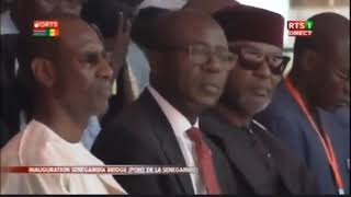 Vidéo Inauguration du pont de Farafenni le discours fort de Macky Sall [upl. by Eradis]