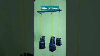 DIY Coffee Cup Wind Chimes 😱👌🏻 shorts diy windchime craft [upl. by Ehud]