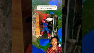 🕷️😅I Found Funny Super Man 📌 Gio At The END📍 shorts googleearth earth mapjunction [upl. by Lavinie577]