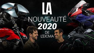 À la recherche de la nouveauté moto 2020  EICMA [upl. by Esetal]