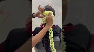 baridal look hair style sarees with blouse work and stitched viralvideo youtubeshorts subscribe [upl. by Akirat]