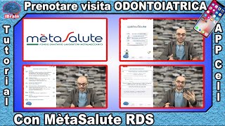 Come Prenotare visita Odontoiatrica con Fondo MetàSalute da APP SmartPhone iBrain [upl. by Acisse787]