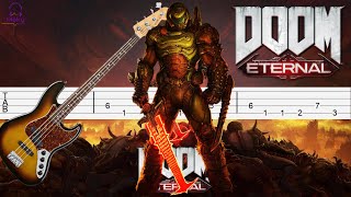 Doom Eternal  The Only Thing They Fear Is You Bass Tabs Tutorial [upl. by Nylirac623]