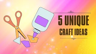 5 VIRAL Craft Ideas You NEED to Try Right Now diy unique craftideas [upl. by Galatia22]