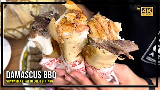 DAMASCUS BBQ katanya Shawarma terbaik di Bukit Bintang [upl. by Schroer392]