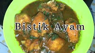 Resep Bistik Ayam  bikin nya cepat dan gampang banget  untuk rasa di jamin juga enak 👍🏻 yuk recook [upl. by Lydie]