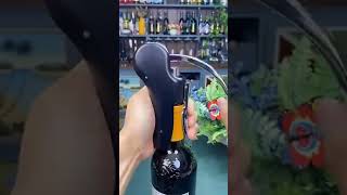 Press Type Wine Bottle Opener Household Zinc Alloy Corkscrew Convenient Bar Lever Corkscrew Cork [upl. by Aniretac902]