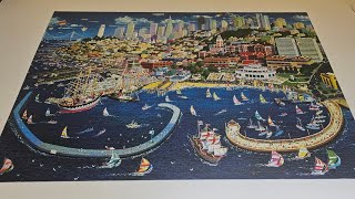 Time Lapse Puzzle Trefl Zatoka San Francisco  San Francisco Bay 2000 [upl. by Lahcear]