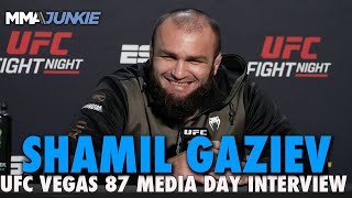 Shamil Gaziev Already Thinking About Title Ahead of First Main Event  UFC Fight Night 238 [upl. by Ava]