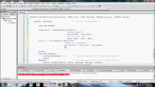 Windowsh C Tutorial 3 Creating a Button [upl. by Irrahs]