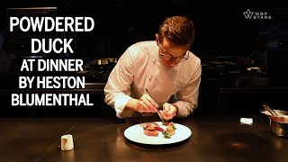 Amazing POWDERED DUCK recipe at 1  dinner by HESTON BLUMENTHAL in Dubai Atlantis The Royal [upl. by Wack370]