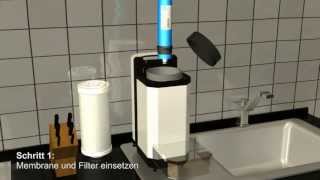 Installation Aquaflow Directflow Umkehrosmose Wasserfilter von maxfeel [upl. by Lleinad]