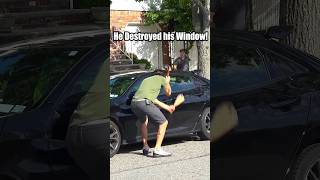 Breaking Car Windows Prank 😂 JoeySalads Pranks Funny [upl. by Cerys519]